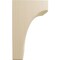 Ekena Millwork 5 1/4"W x 6"D x 10"H Clarksville Bracket, Rubberwood BKTW05X06X10CVRW - alternate 3